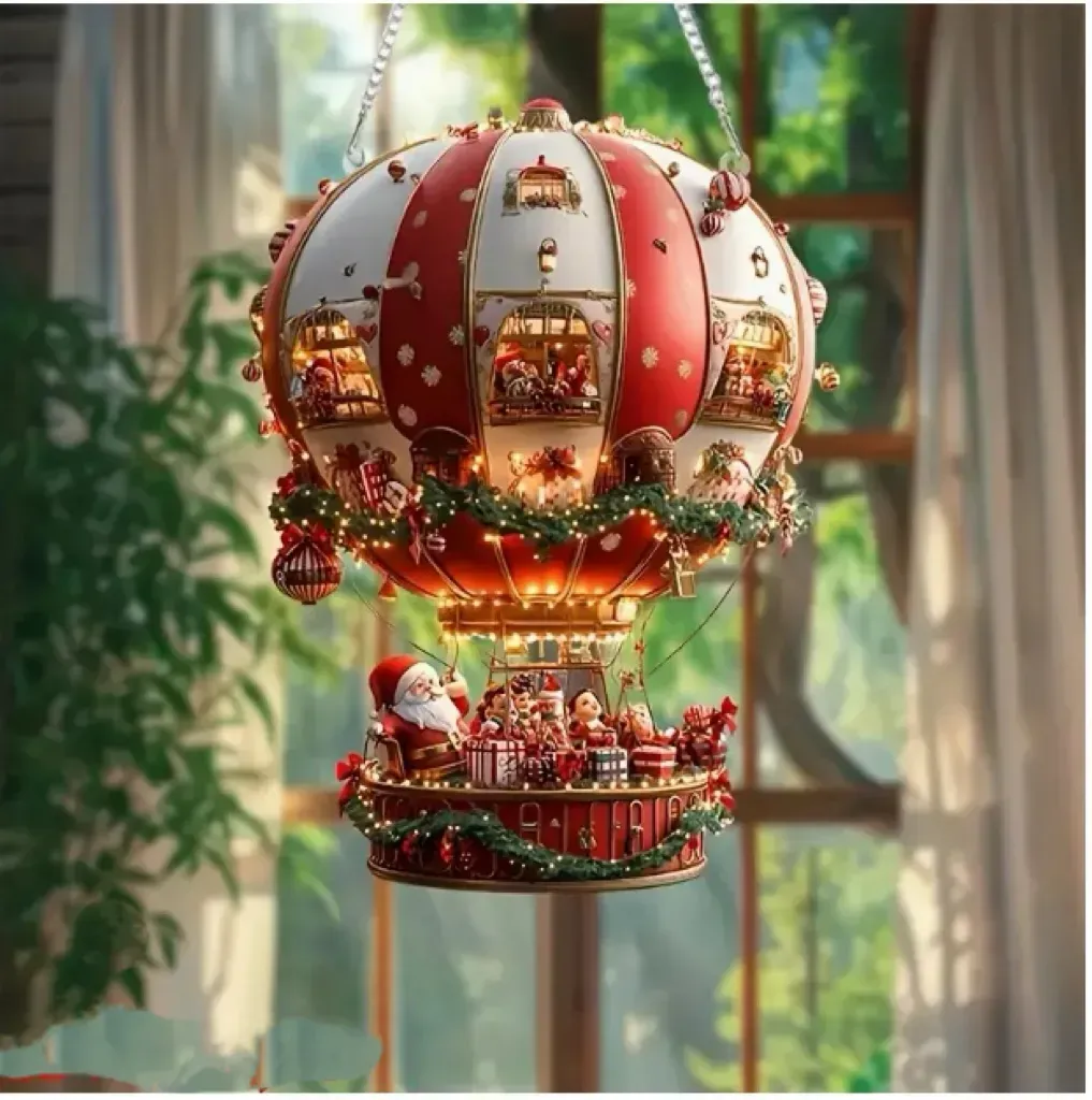 Hot Air Balloon Decoration - whimsical home decor